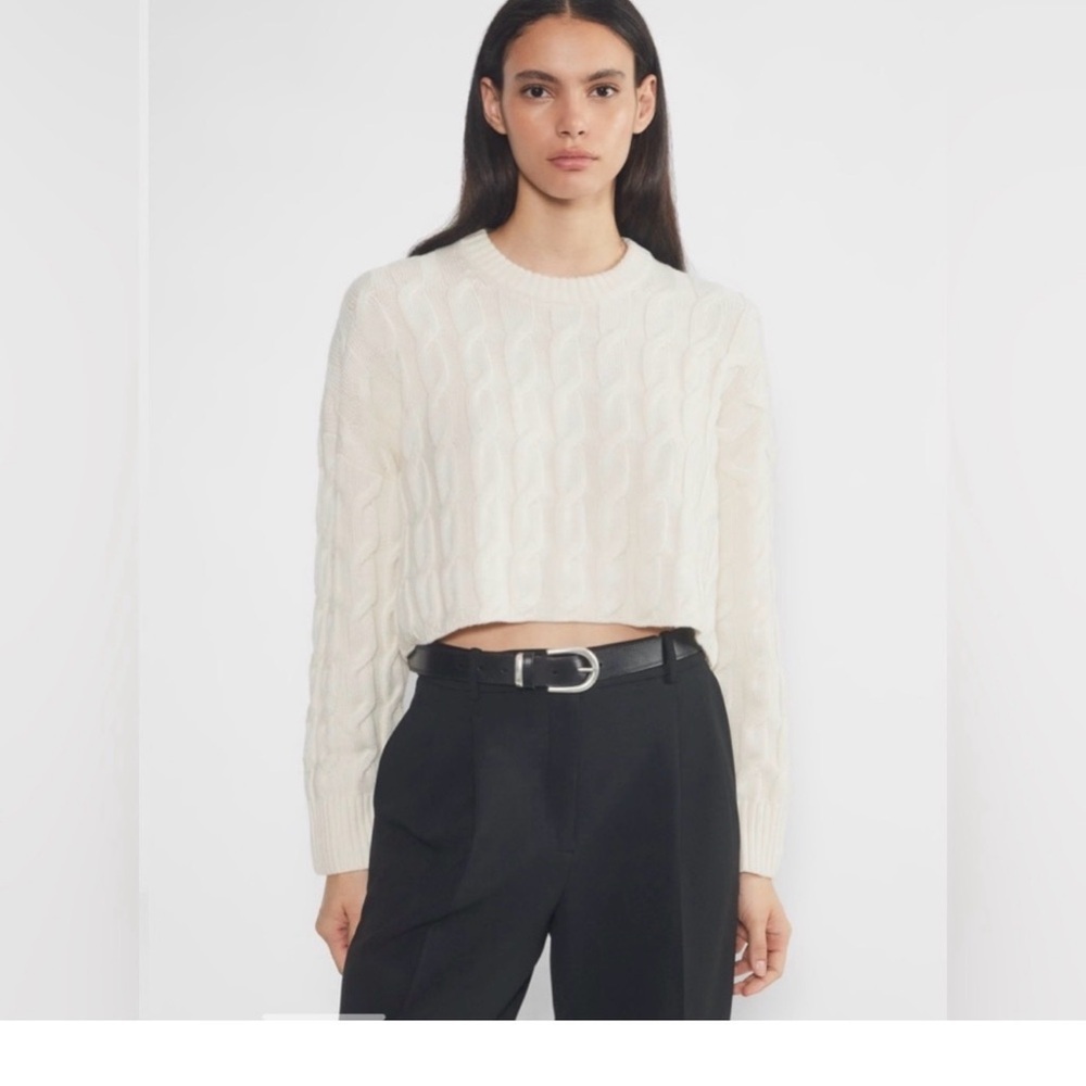 Sunday Best Peggy Cropped Sweater NWT - Picture 4 of 7